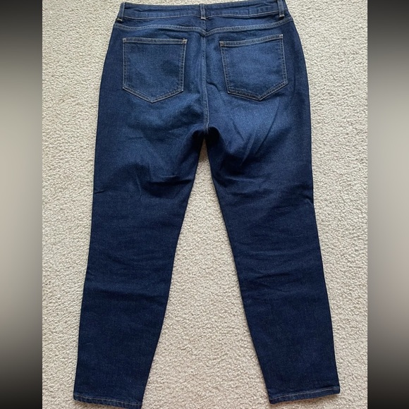 Boden The Edinburgh Jean Gold Piping Stretch Women’s Sz US 10 UK 14 High Rise - Picture 4 of 16